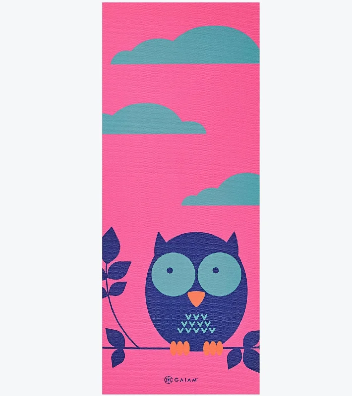 Gaiam Owl Kids Yoga Mat 60" 4mm Thick