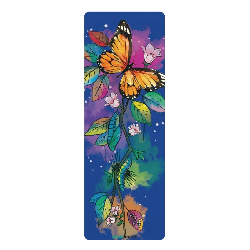 Upgrade Your Practice With Discounted Yoga Props GearBunch Blue Metamorphosis Yoga Mat Upgrade Your Practice With Discounted Yoga Props GearBunch Blue Metamorphosis Yoga Mat
