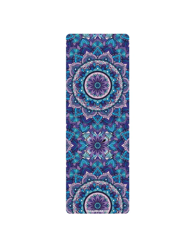 Enhance Every Stretch With Premium Yoga Gear GearBunch Colorful Blue Mandala Yoga Mat