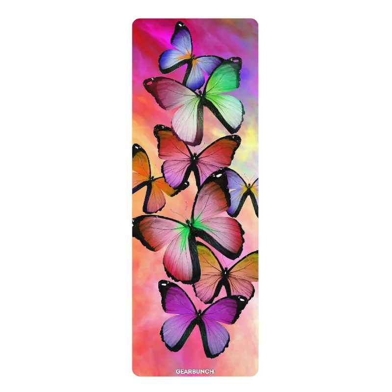 Strengthen Your Practice With Affordable Yoga Gear GearBunch Colorful Butterfly Yoga Mat Strengthen Your Practice With Affordable Yoga Gear GearBunch Colorful Butterfly Yoga Mat