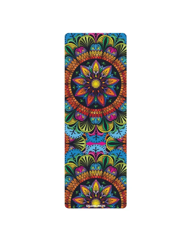 Limited-Time Yoga Gear Sale GearBunch Colorful Mandala Yoga Mat