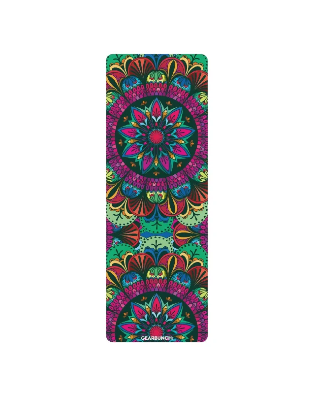 Bring Balance To Your Practice And Budget GearBunch Colorful Pink Mandala Yoga Mat