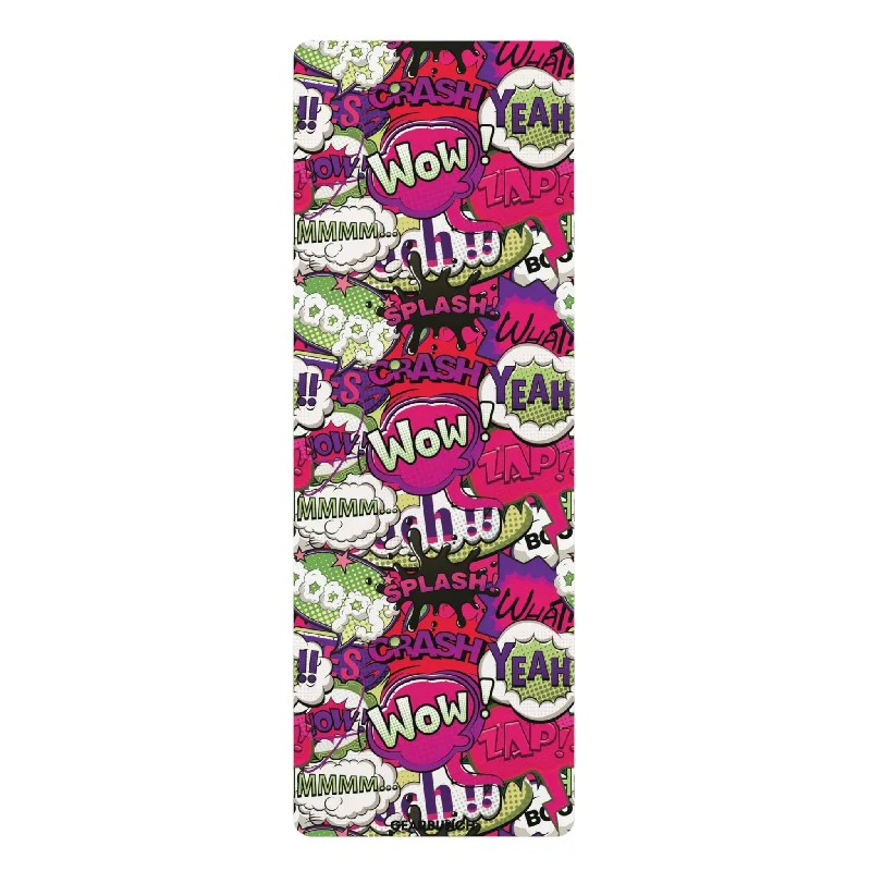Essential Yoga Tools Now At Unbeatable Prices GearBunch Comic Book Bubbles Yoga Mat Essential Yoga Tools Now At Unbeatable Prices GearBunch Comic Book Bubbles Yoga Mat