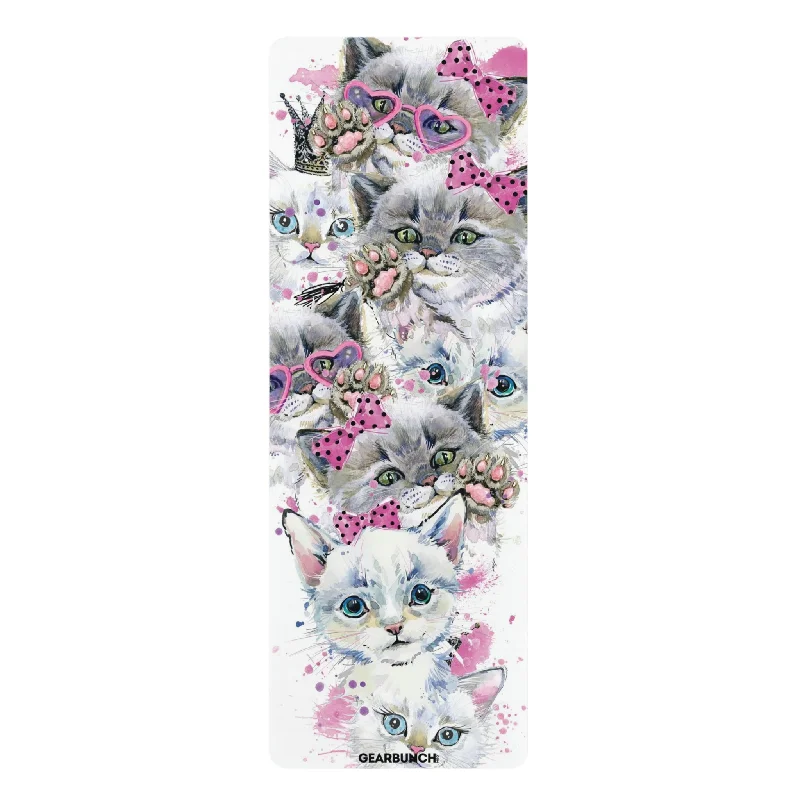 Flexibility Meets Affordability In Our Yoga Sale GearBunch Cute Kitties Yoga Mat