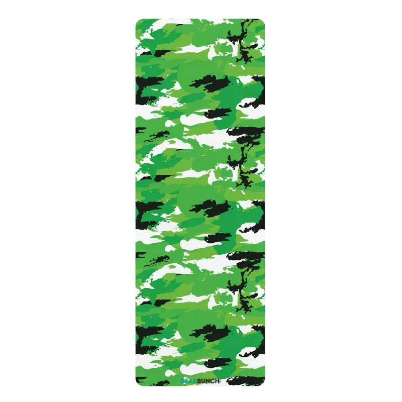 Affordable Comfort With Our Yoga Gear Discounts GearBunch Lime Green Camo Yoga Mat