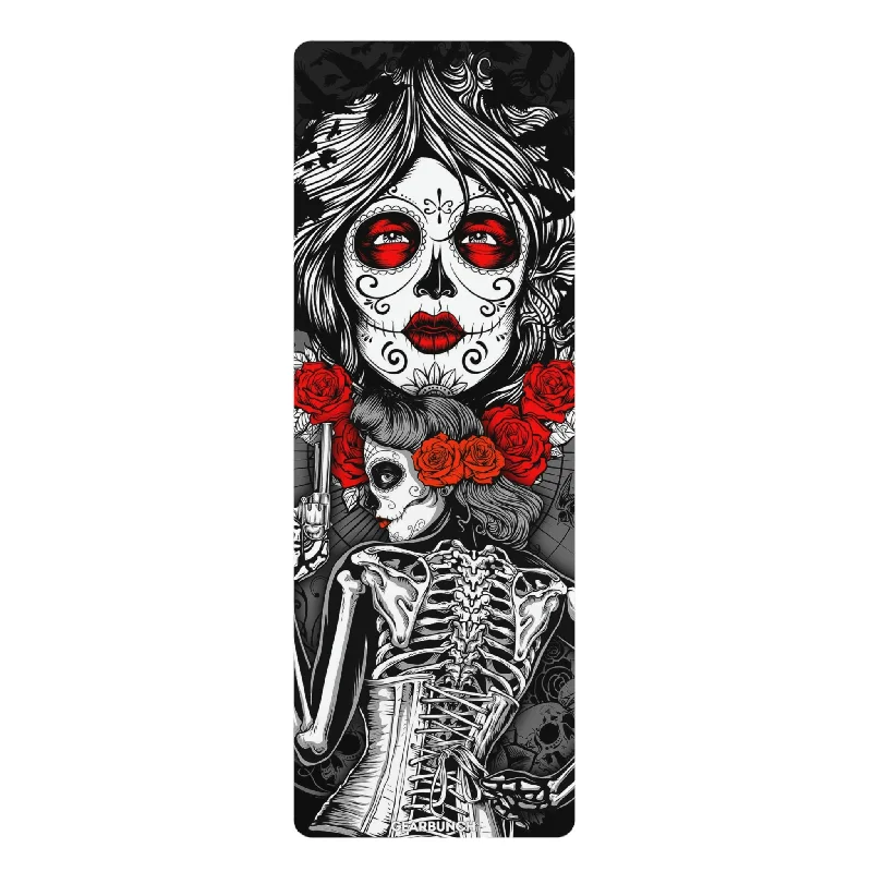 Perfect Your Pose With Top Yoga Accessories At Lower Prices GearBunch Sugar Skull Skeleton Skull Yoga Mat Perfect Your Pose With Top Yoga Accessories At Lower Prices GearBunch Sugar Skull Skeleton Skull Yoga Mat