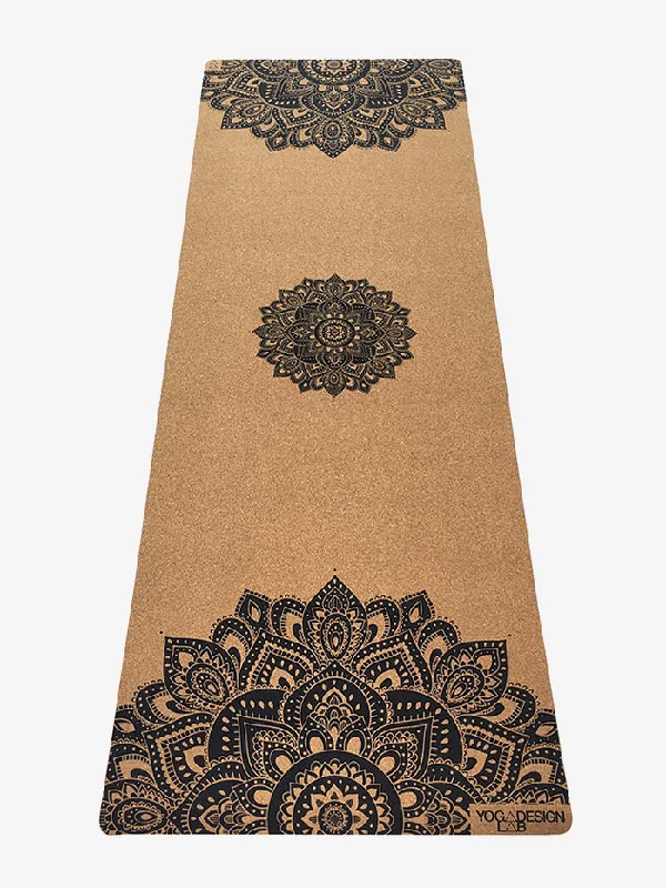 Style And Support For Every Pose At Special Discounts Yoga Design Lab Cork Mat 3.5mm - Mandala Black Style And Support For Every Pose At Special Discounts Yoga Design Lab Cork Mat 3.5mm - Mandala Black