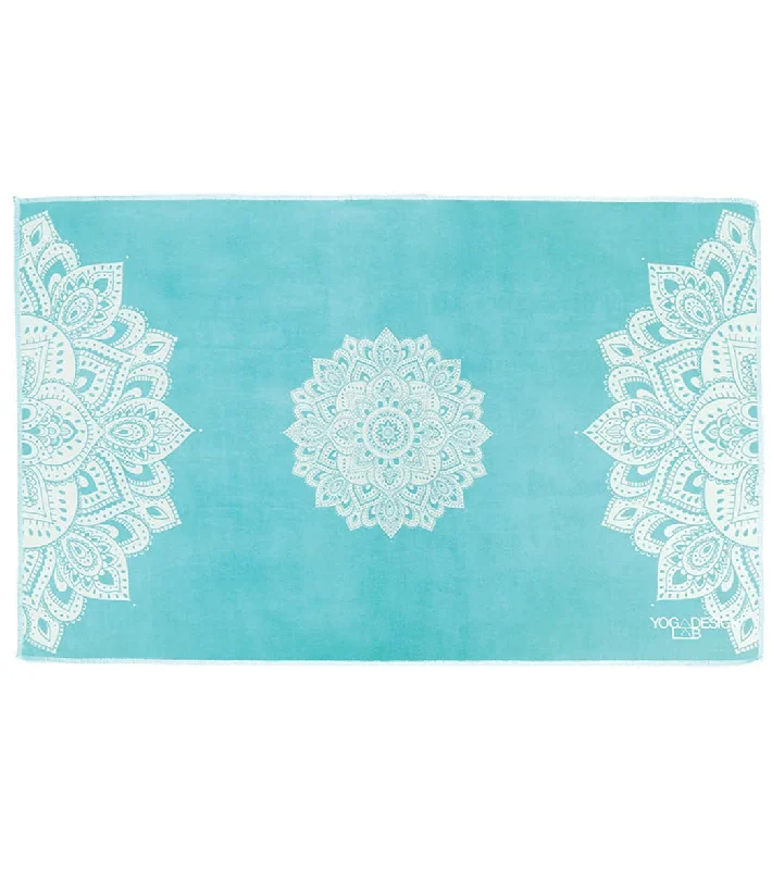 Yoga Design Lab Mandala Premium Yoga Hand Towel Turquoise