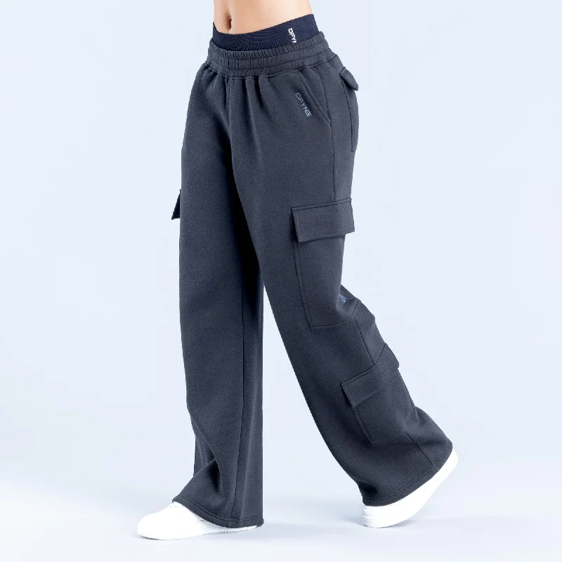 Fashionable Yoga Apparel Now On Sale Lanyi Edit Wide Leg Cargo Joggers