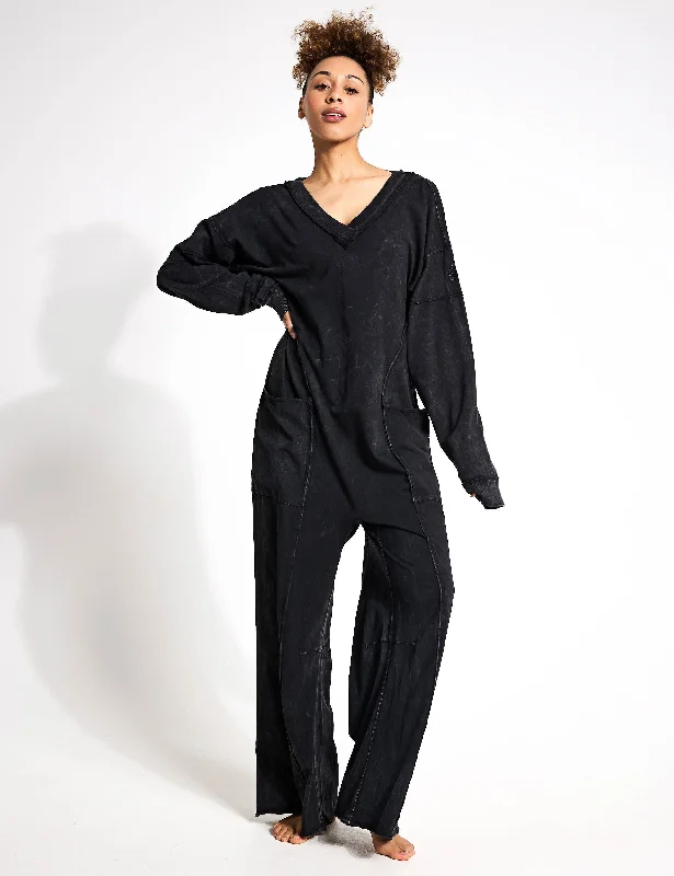 Find Balance In Stylish And Affordable Yoga Wear Hot Shot Runner One-Piece - Black