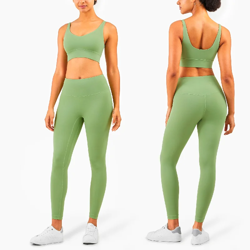 Limited-Time Sale On Stylish Yoga Apparel Running Bra & Legging Set