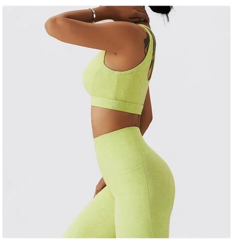 heathered neon green