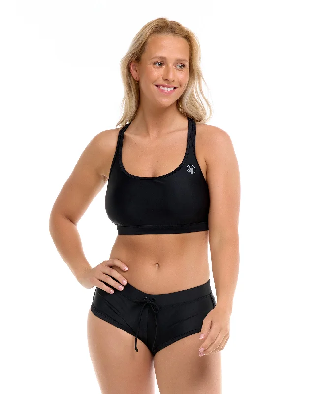 Flow Into Savings With Trendy Yoga Apparel Smoothies Equalizer D/DD Cross-Over Sports Bra - Black Flow Into Savings With Trendy Yoga Apparel Smoothies Equalizer D/DD Cross-Over Sports Bra - Black