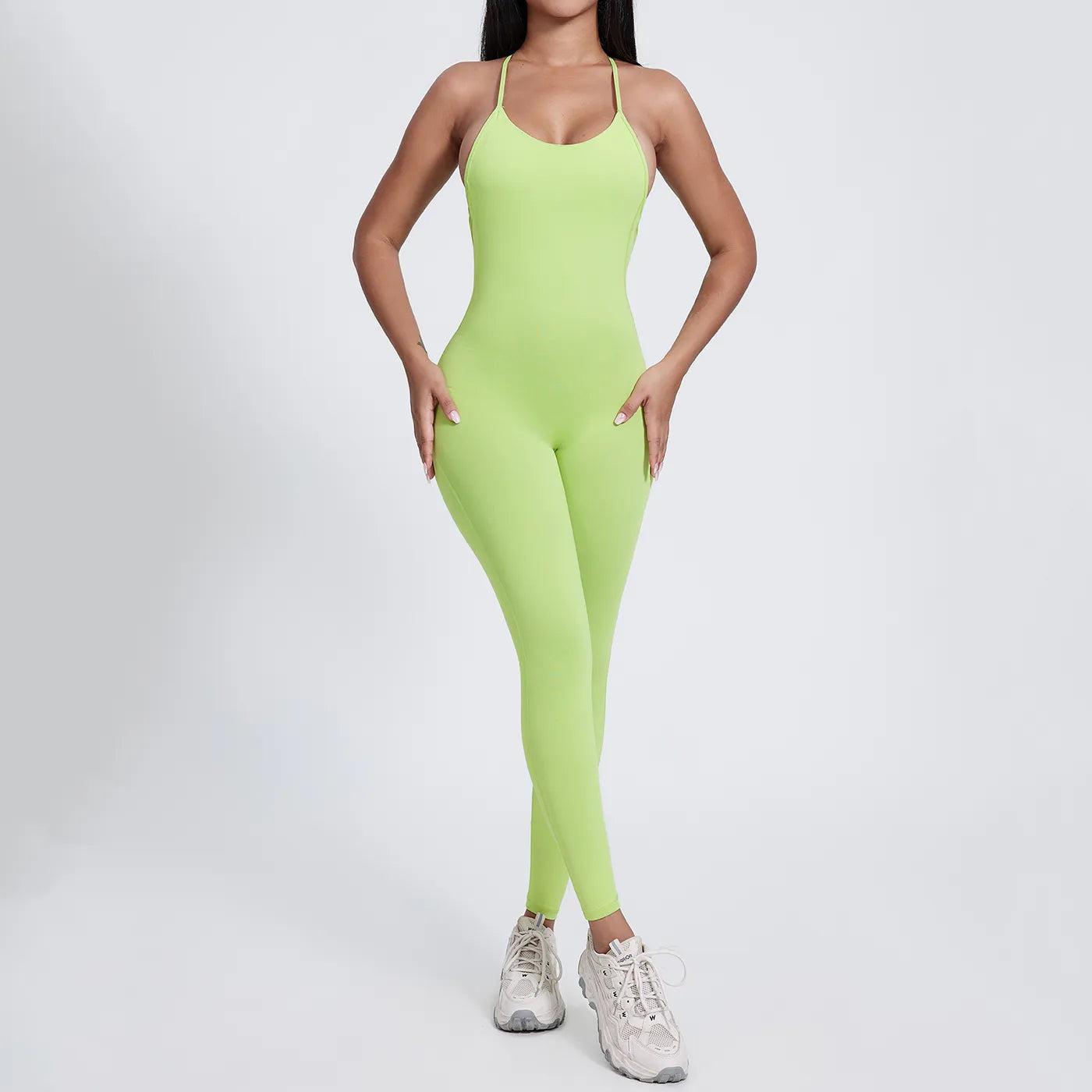 Your Practice Deserves The Best—At Better Prices SPARK Backless Long Jumpsuit LQ5037 Your Practice Deserves The Best—At Better Prices SPARK Backless Long Jumpsuit LQ5037