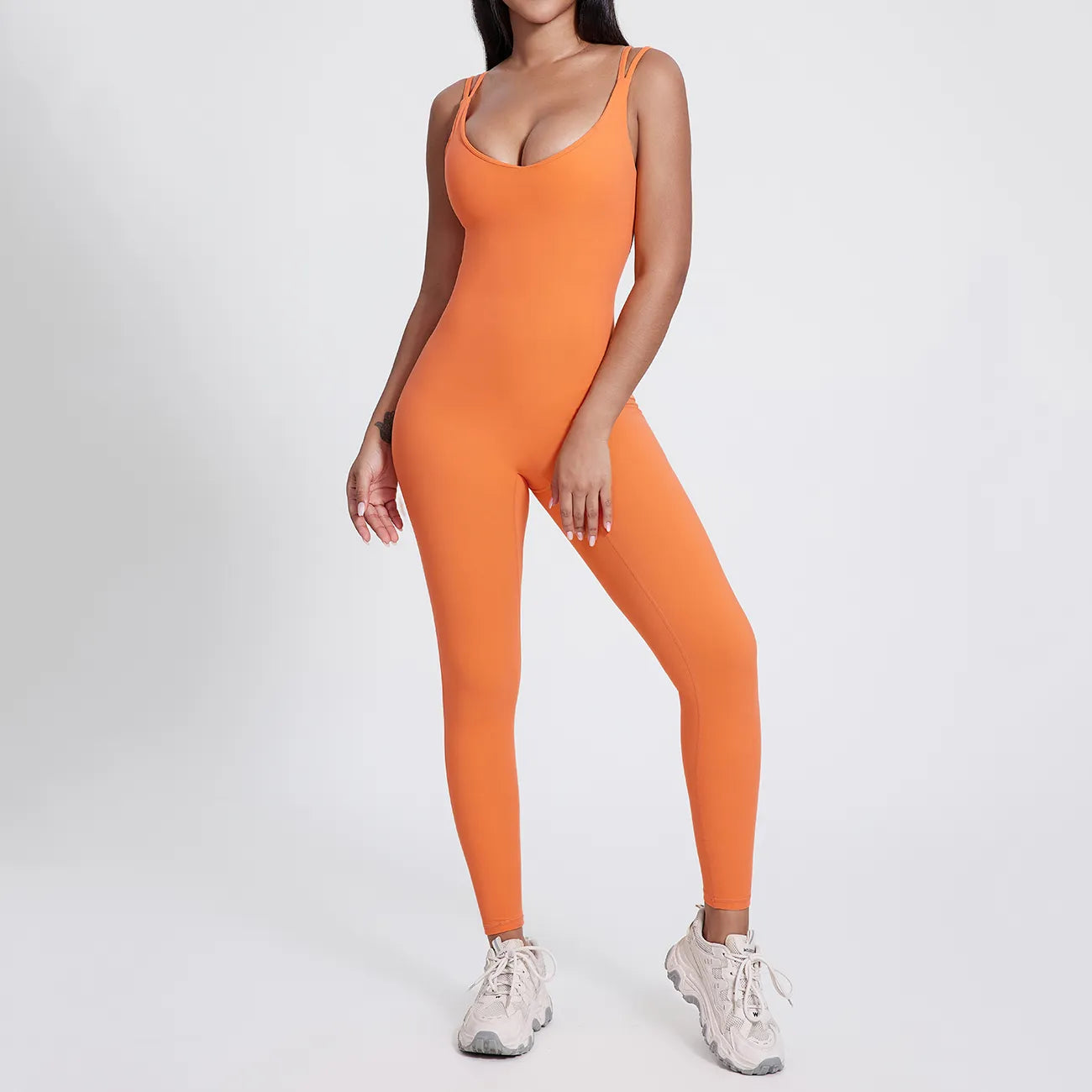 Elevate Your Practice With Affordable Yoga Wear SPARK Yoga Softy Long Jumpsuit LQ4091 Elevate Your Practice With Affordable Yoga Wear SPARK Yoga Softy Long Jumpsuit LQ4091