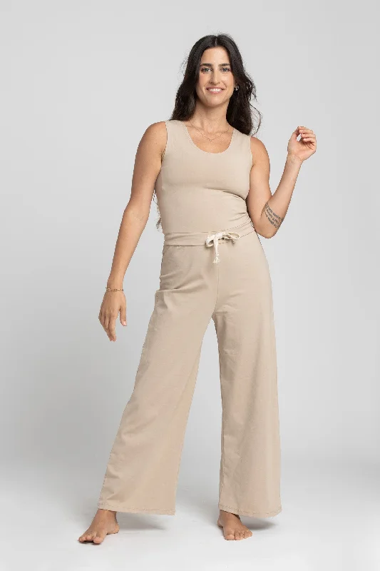 Shop High-Quality Yoga Apparel At Exclusive Discounts Wide Leg Jumpsuit