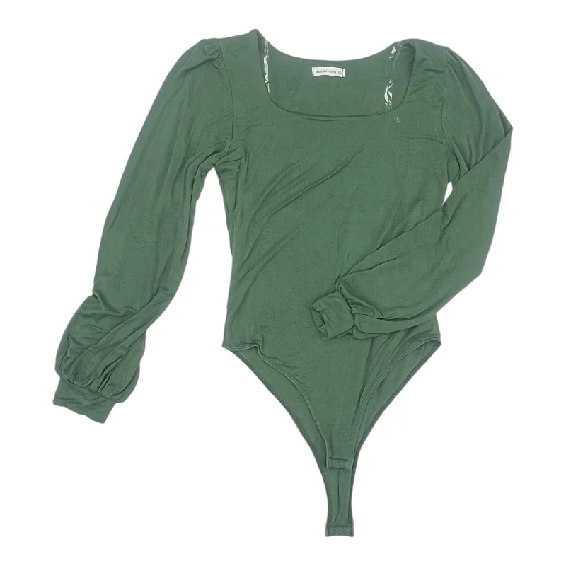 Bodysuit By Clothes Mentor In Green, Size:L