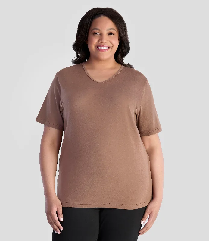 Limited-Time Sale On Stylish Yoga Apparel EasyLuxe Classics V-Neck Top