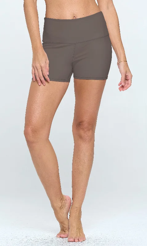 Find Your Perfect Fit With Discounted Yoga Outfits Emma - Wet Sand - Booty Shorts 3" (High-Waist) Find Your Perfect Fit With Discounted Yoga Outfits Emma - Wet Sand - Booty Shorts 3" (High-Waist)