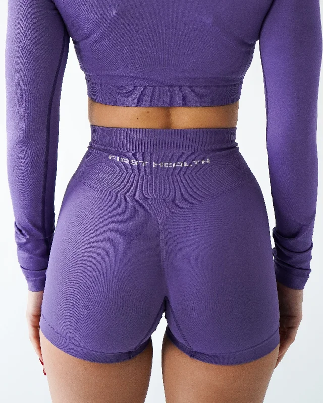 Soft, Supportive Yoga Wear At Unbeatable Savings Enhance Biker Shorts 5” - Violet
