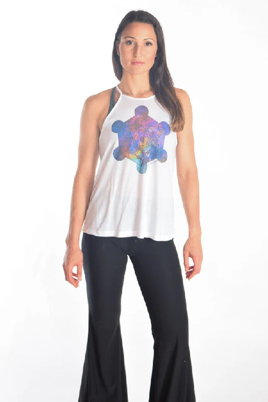 The Best Yoga Wear At The Best Prices Flowy High Neck Tank with Metatron