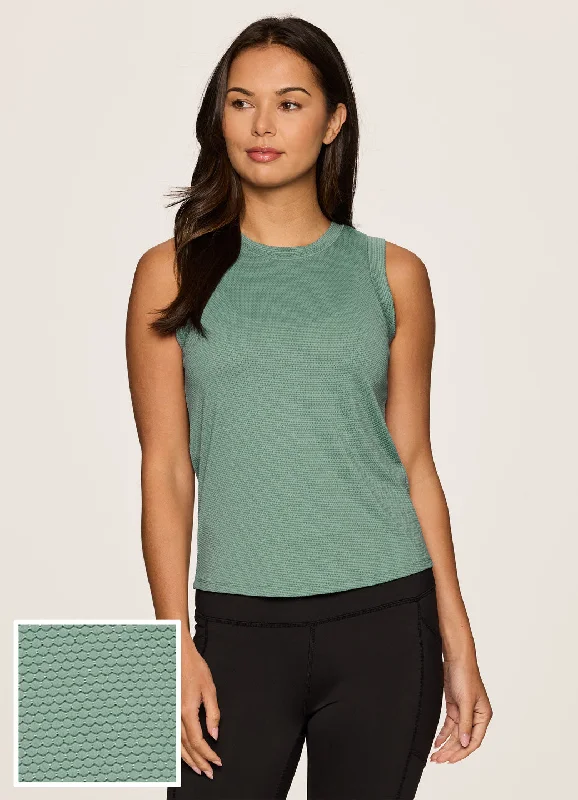 High-Quality Yoga Clothing At Budget-Friendly Prices Go With It Bubble Tank