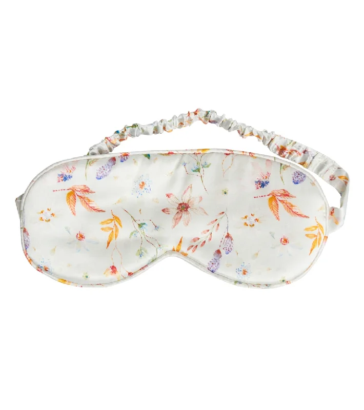 Find Balance With Our Yoga Discounts Halfmoon Silk Eye Mask FLORA