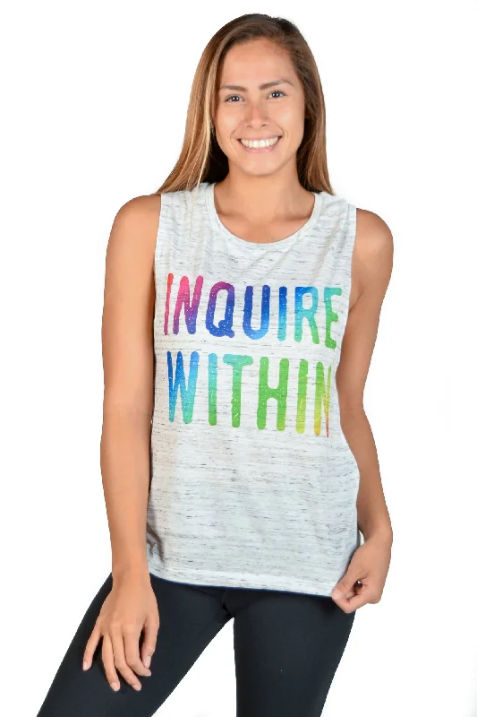 Elevate Your Practice With Affordable Yoga Wear Inquire Within Rainbow Flowy Scoop Boyfriend Tee Elevate Your Practice With Affordable Yoga Wear Inquire Within Rainbow Flowy Scoop Boyfriend Tee