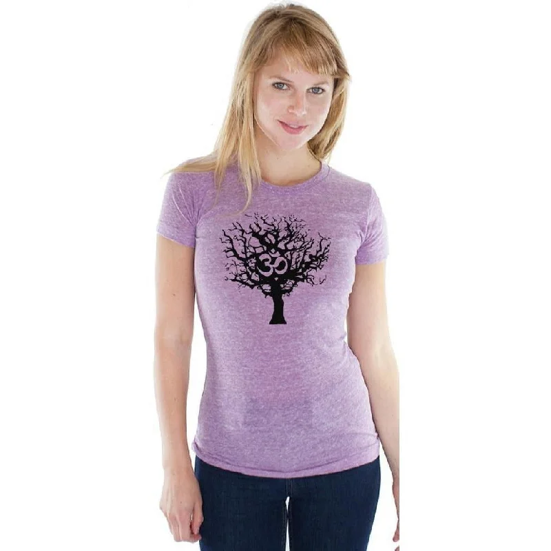 Ladies BLACK TREE Old School Fitness Tee - Made in USA