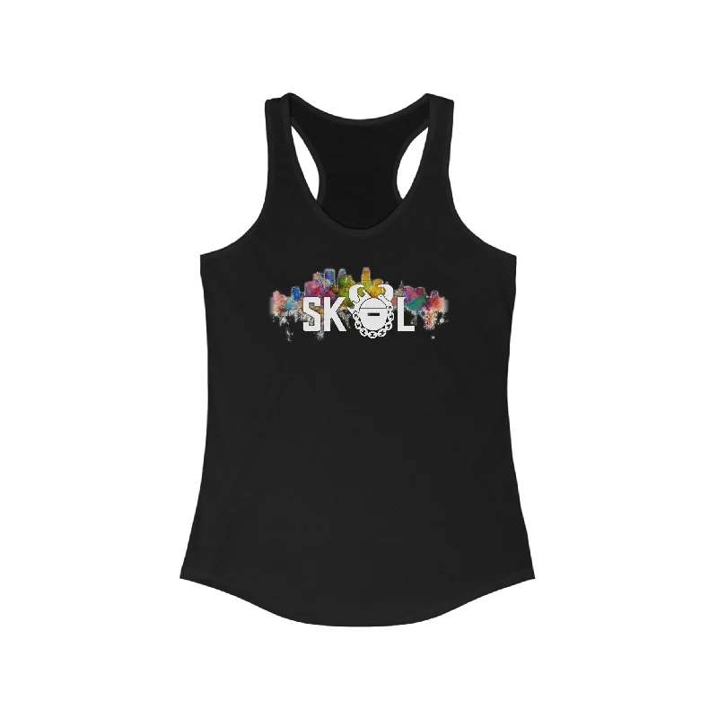 Ladies Ideal Racerback Tank - Skyline