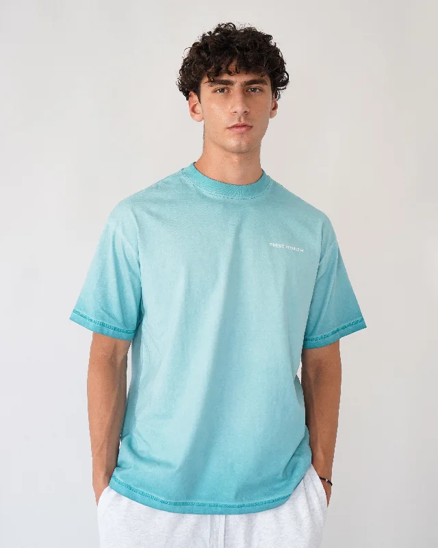 Soft, Stretchy, And Super Affordable Yoga Wear Lifting Club Tee - Turquoise