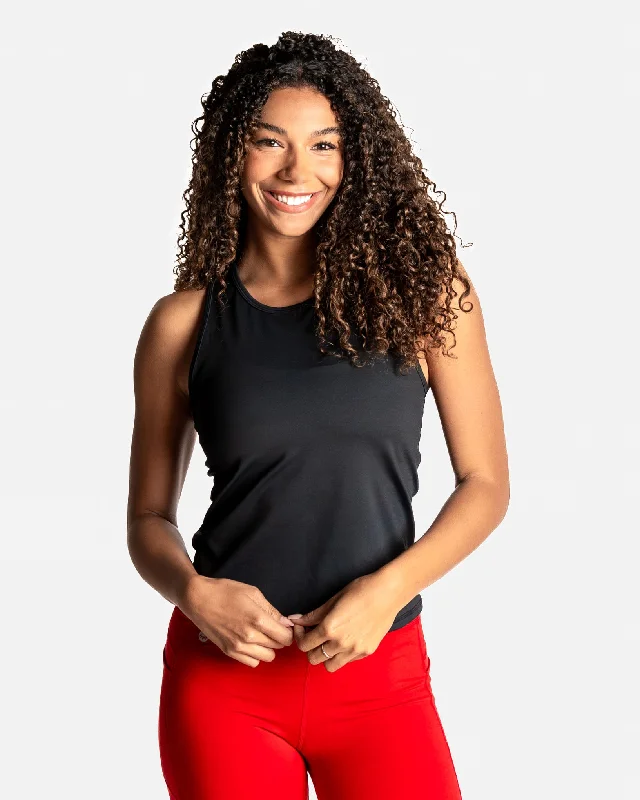 Namaste And Save On Yoga Apparel Lux Tank - Black
