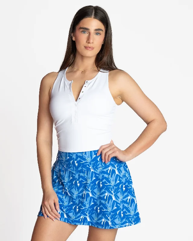 Limited-Time Savings On Yoga Leggings And Tops Lux Vinyasa Henley Crop Top - White
