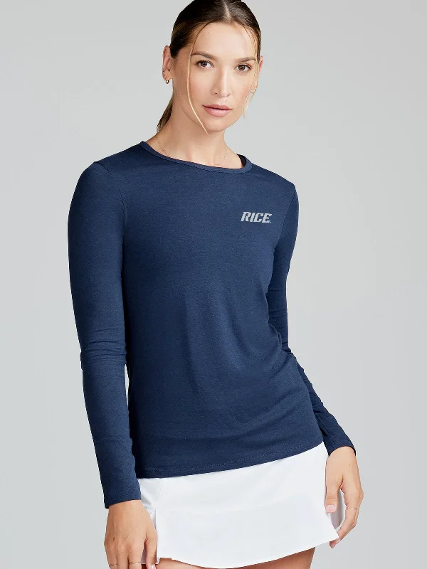 Upgrade Your Yoga Wardrobe For Less NOLA Long Sleeve T-Shirt - Rice University