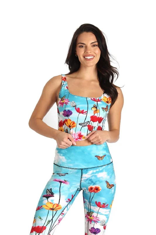 Namaste And Save On Yoga Apparel Om Tank - Flower Bomb
