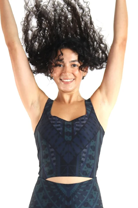 Move With Confidence In Discounted Yoga Outfits Om Tank - Warrior One
