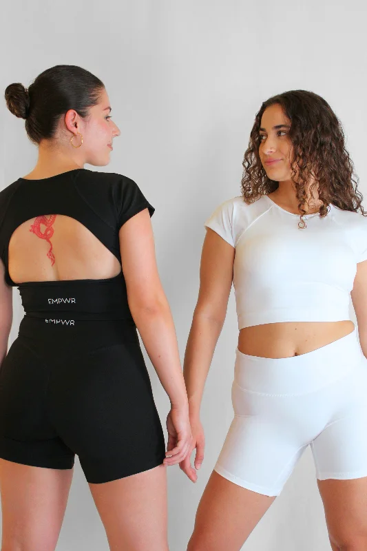 Enhance Your Flow With Stylish Yoga Wear At Great Prices Open Back Active Crop