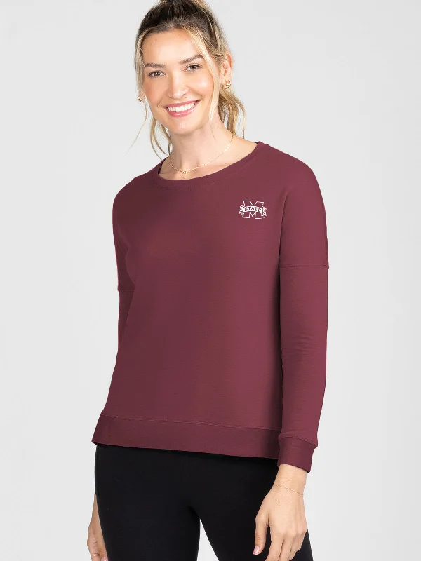 Flex Your Budget With Premium Yoga Clothing Deals Riverwalk Sweatshirt - Mississippi State