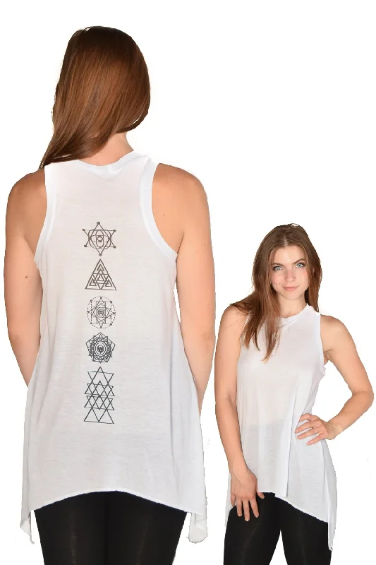 Flexibility Meets Affordability In Our Yoga Wear Sale Sacred Geometry on shark Bite Tank Flexibility Meets Affordability In Our Yoga Wear Sale Sacred Geometry on shark Bite Tank