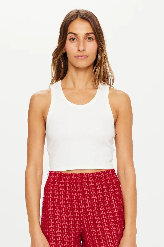 Find Balance In Stylish And Affordable Yoga Wear Sophie Crop - White