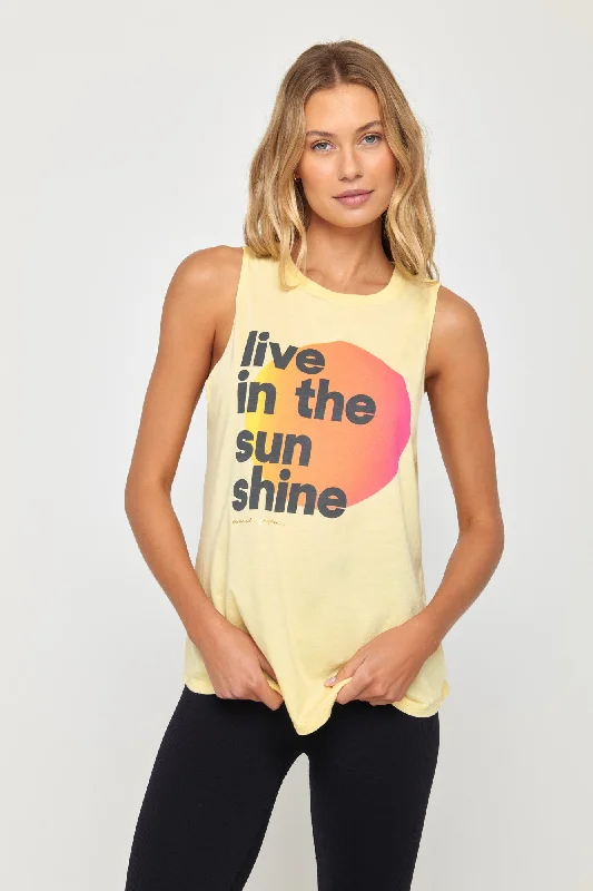 Sunshine Jade Muscle Tank