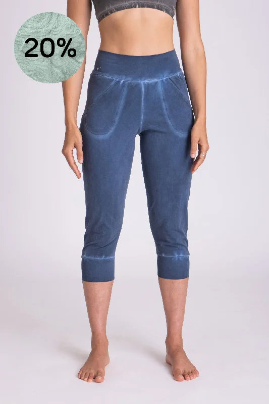 Your Go-To Yoga Outfits Now More Affordable Stonewash Slouchy Capri Pants
