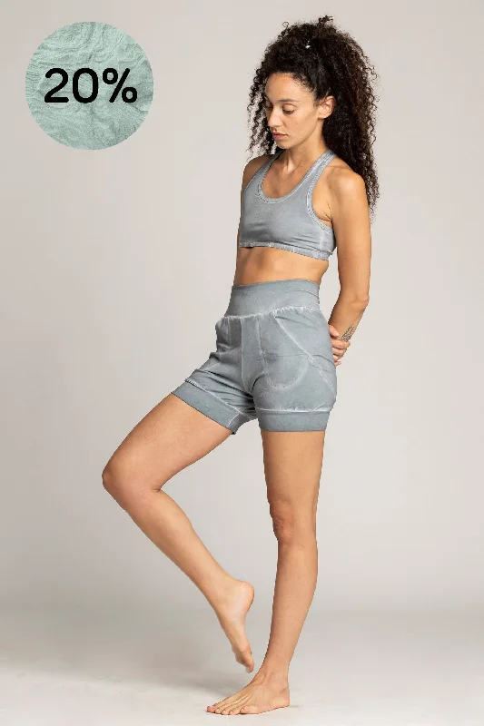 The Best Yoga Wear At The Best Prices Stonewash Slouchy Yoga Shorts