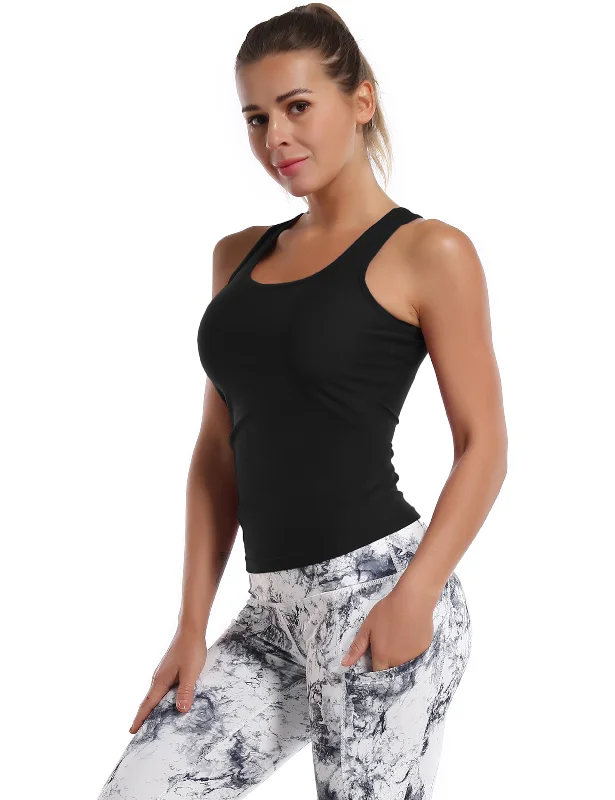 Flow Into Savings With Trendy Yoga Apparel BUBBLELIME 82N/18S Tank Top