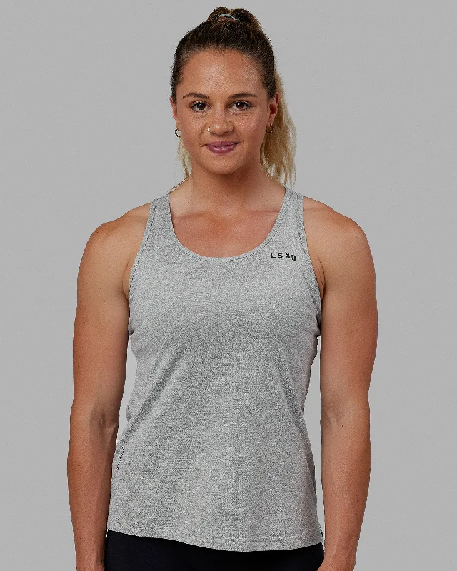 Sweat In Style With Yoga Clothing Discounts Perform VapourFLX Tank - Lt Grey Marl