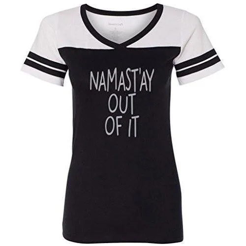 Womens "Namast'ay Out of It" Sporty Yoga Tee