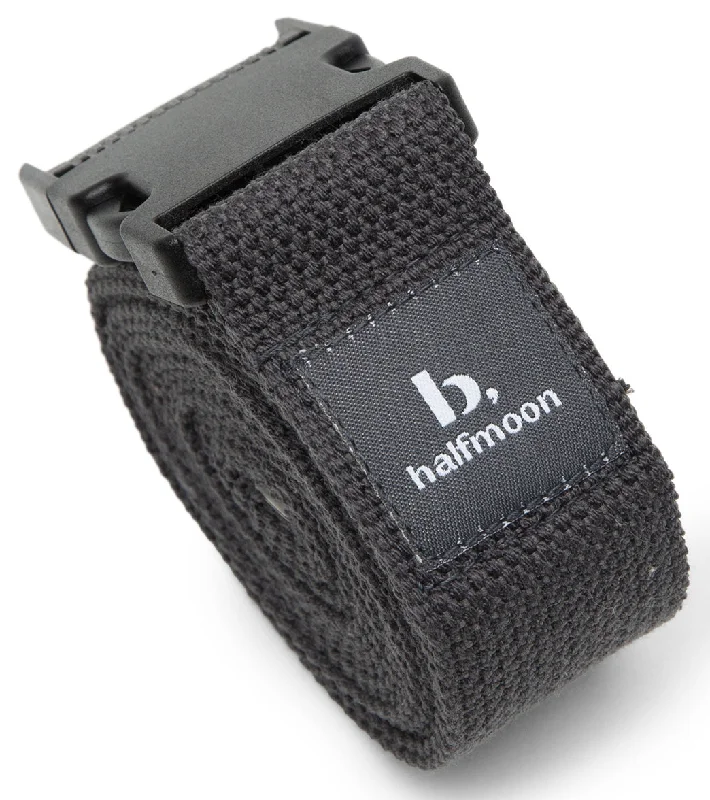 Stretch Your Budget With Our Yoga Sale B, Halfmoon 8 Foot Buckled Stretch Strap Charcoal Stretch Your Budget With Our Yoga Sale B, Halfmoon 8 Foot Buckled Stretch Strap Charcoal