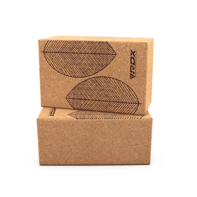 Serenity Starts With Savings On Yoga Gear RDX D3 Cork Yoga Block Non-Slip Brick