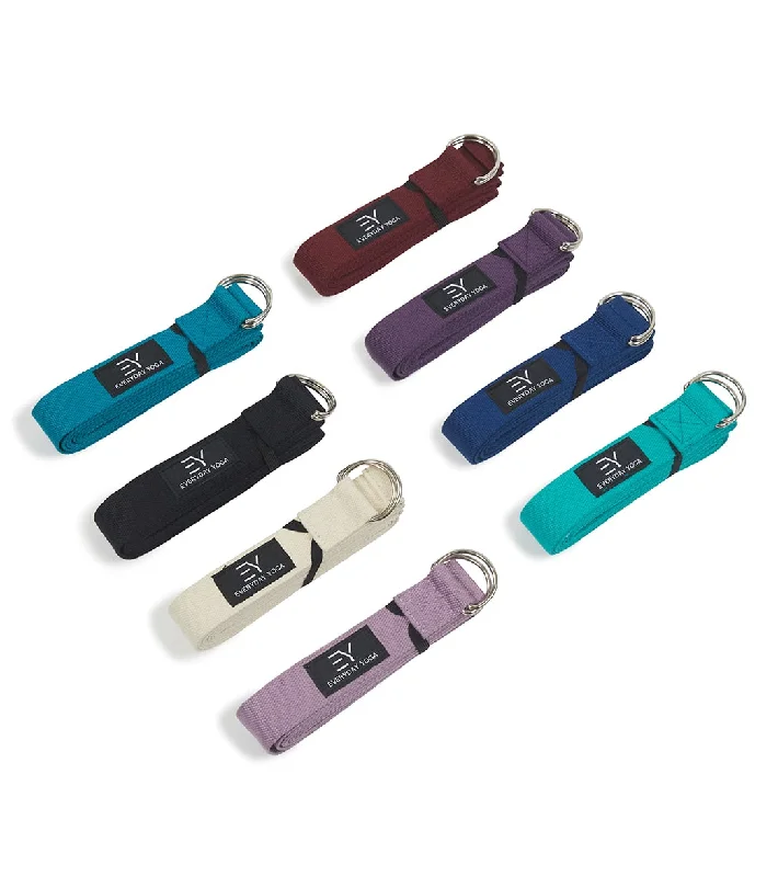 Breathe Easy With Yoga Gear On Sale Everyday Yoga 10 Foot Yoga Strap D-Ring True Navy Breathe Easy With Yoga Gear On Sale Everyday Yoga 10 Foot Yoga Strap D-Ring True Navy