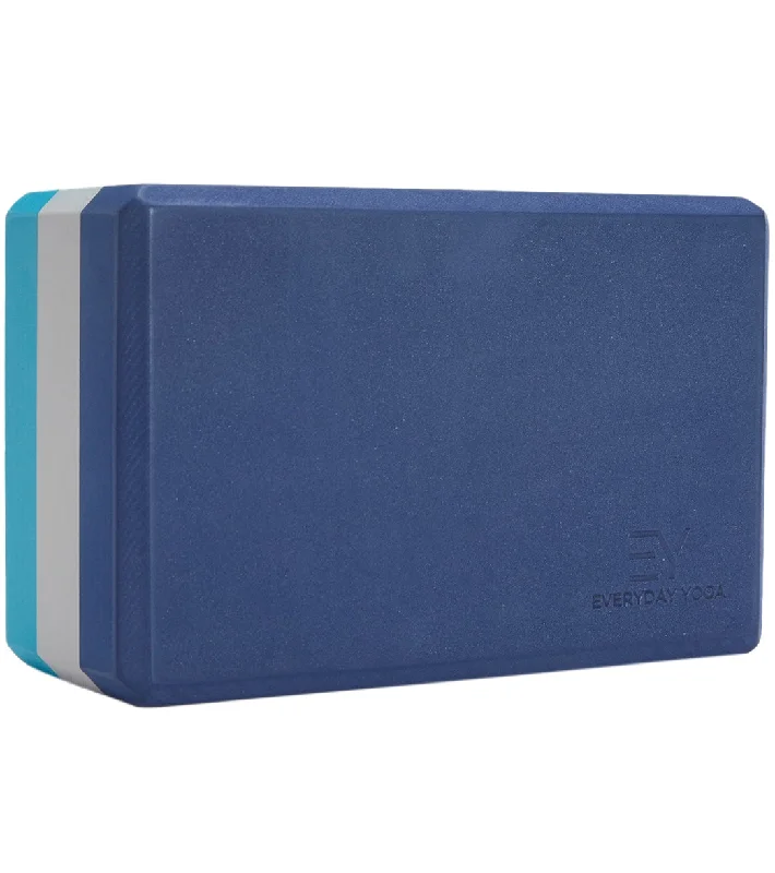 Inner Peace, Outer Savings On Yoga Essentials Everyday Yoga 4 Inch Tri Color Foam Yoga Block Inner Peace, Outer Savings On Yoga Essentials Everyday Yoga 4 Inch Tri Color Foam Yoga Block